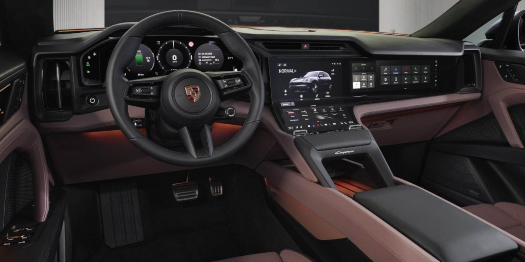 Porsche Cayenne Innenraum Übersicht Cockpit 
