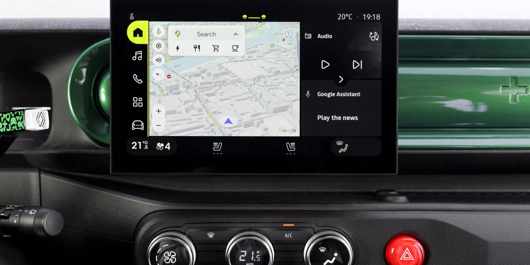 Renault Twingo E-Tech Innenraum Infotainment