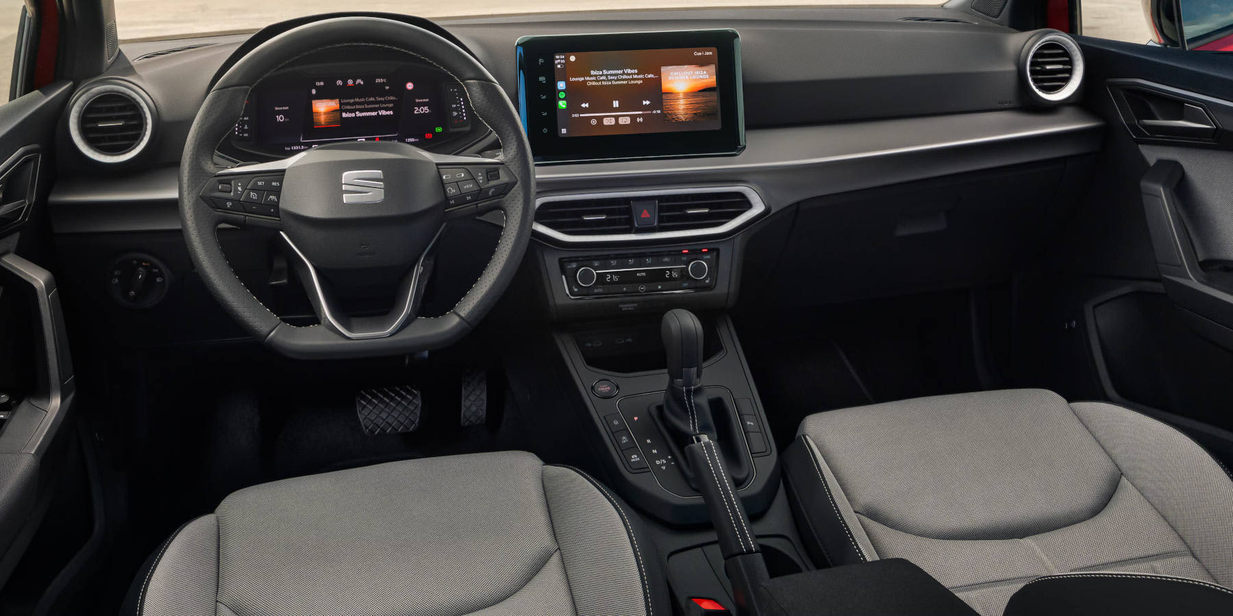 Seat Ibiza Innenraum Übersicht Cockpit