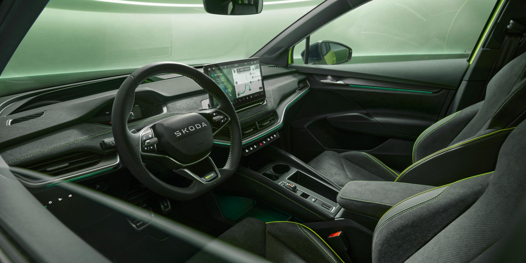 Skoda Enyaq RS Innenraum vorne