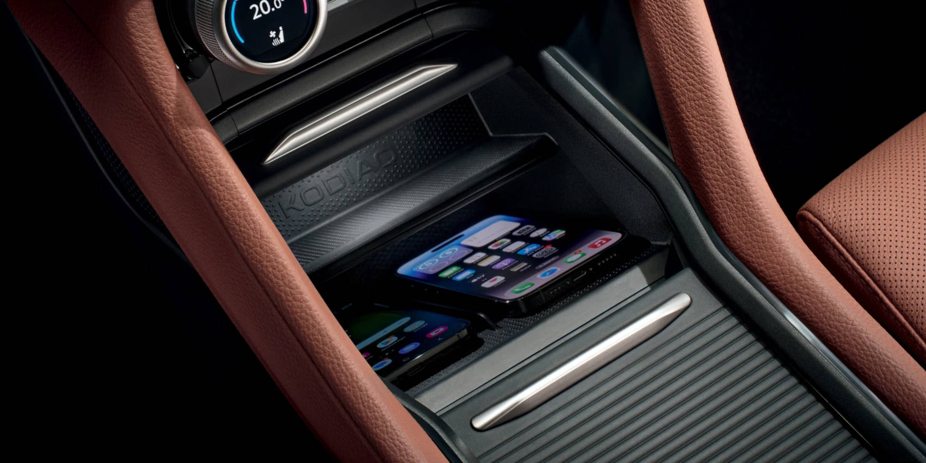 Skoda Kodiaq Innenraum Konsole