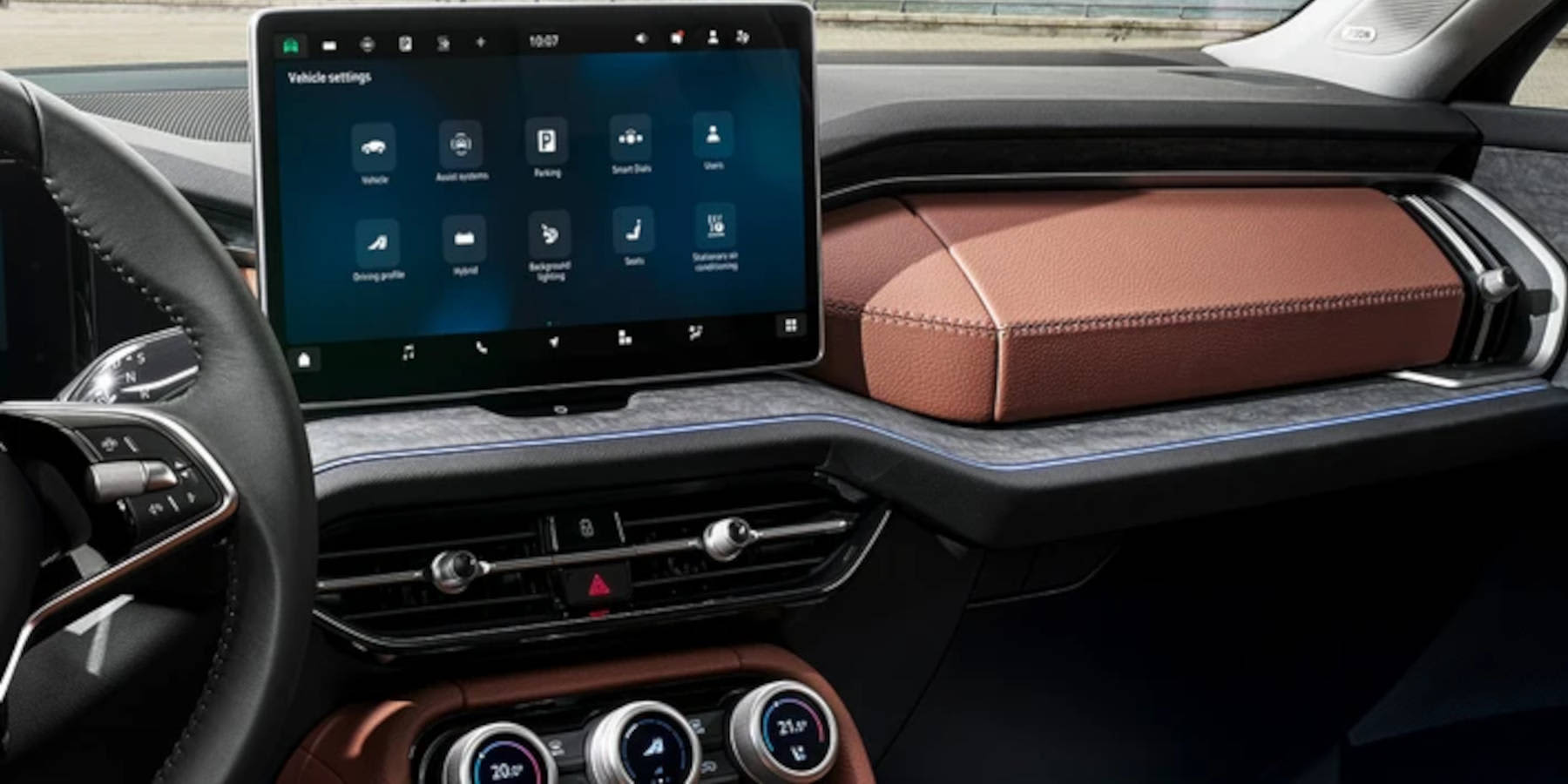 Skoda Kodiaq Innenraum Infotainment