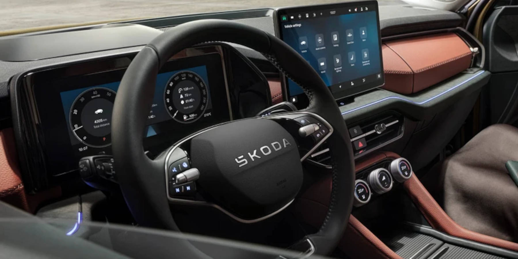 Skoda Kodiaq Innenraum Lenkrad