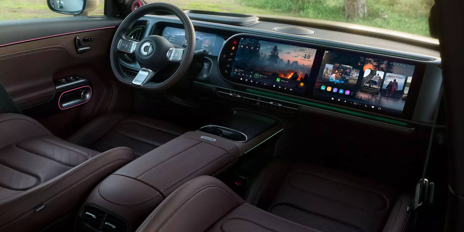 Smart #5 Innenraum Übersicht Cockpit