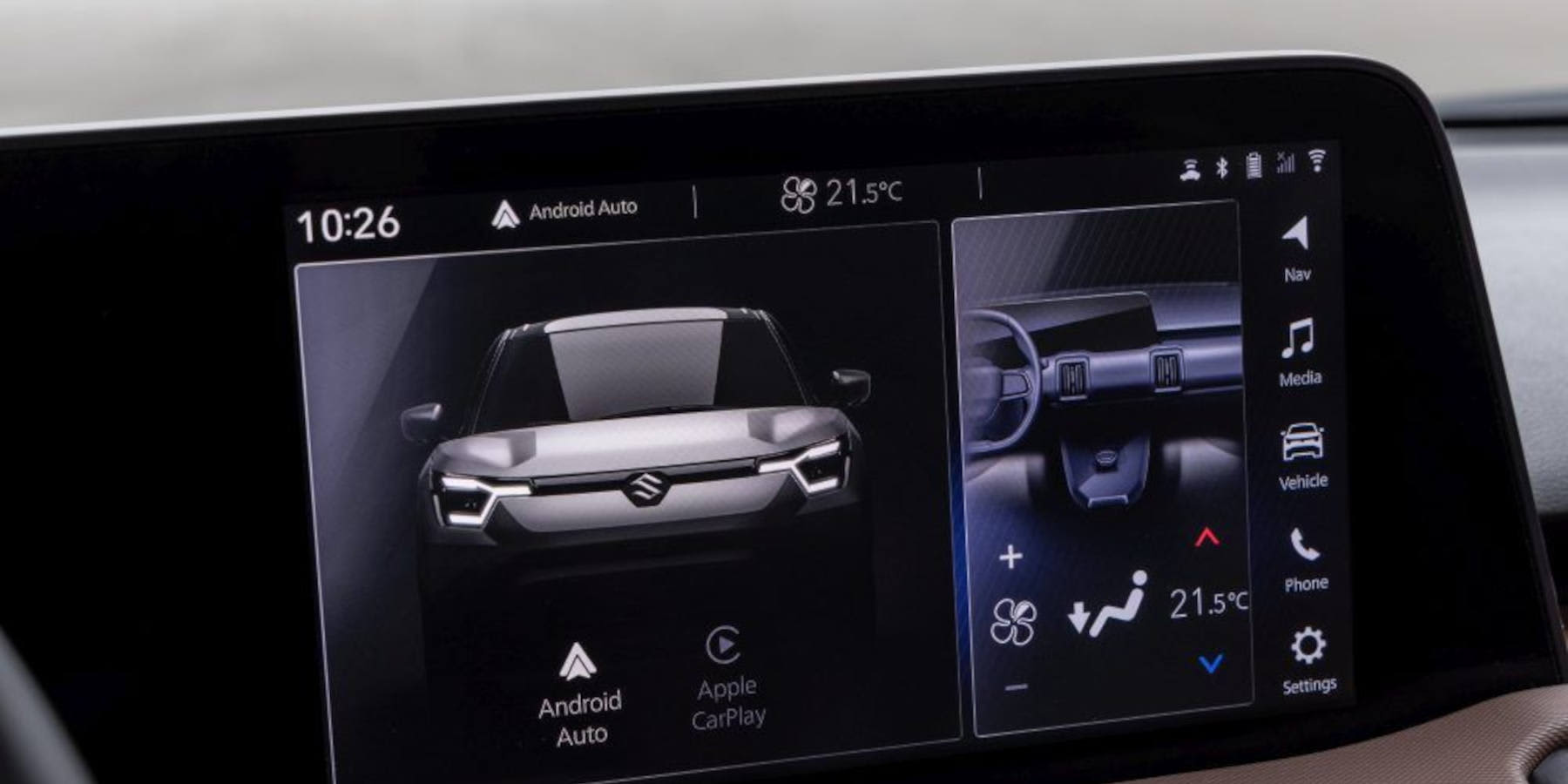 Suzuki e Vitara Innenraum Infotainment