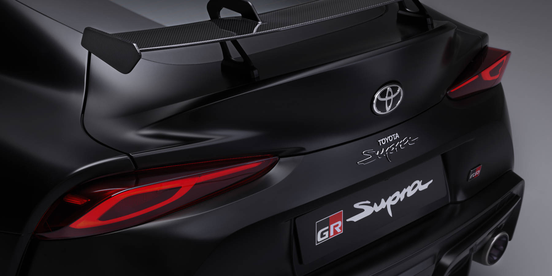 Toyota GR Supra Heck Nahaufnahme