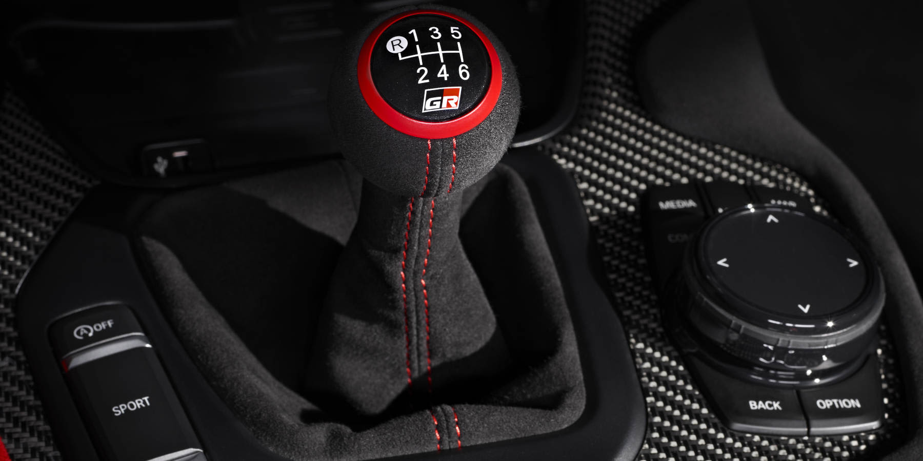 Toyota GR Supra Innenraum Schalthebel