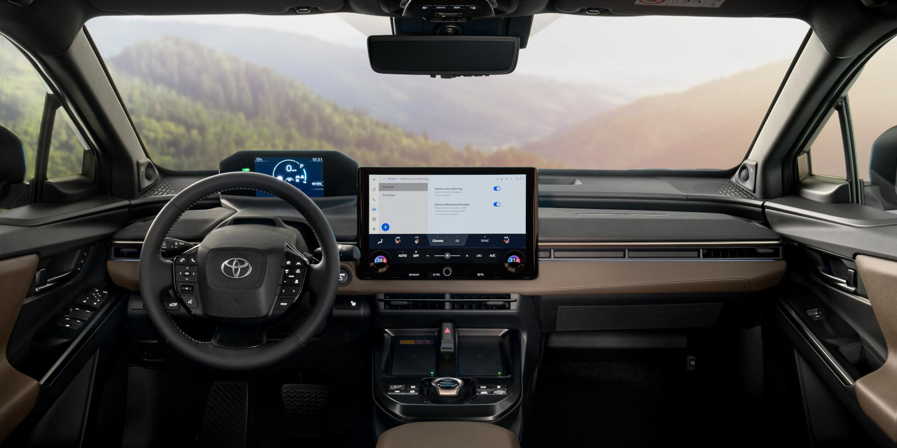 Toyota bZ4X Touring Innenraum Cockpit