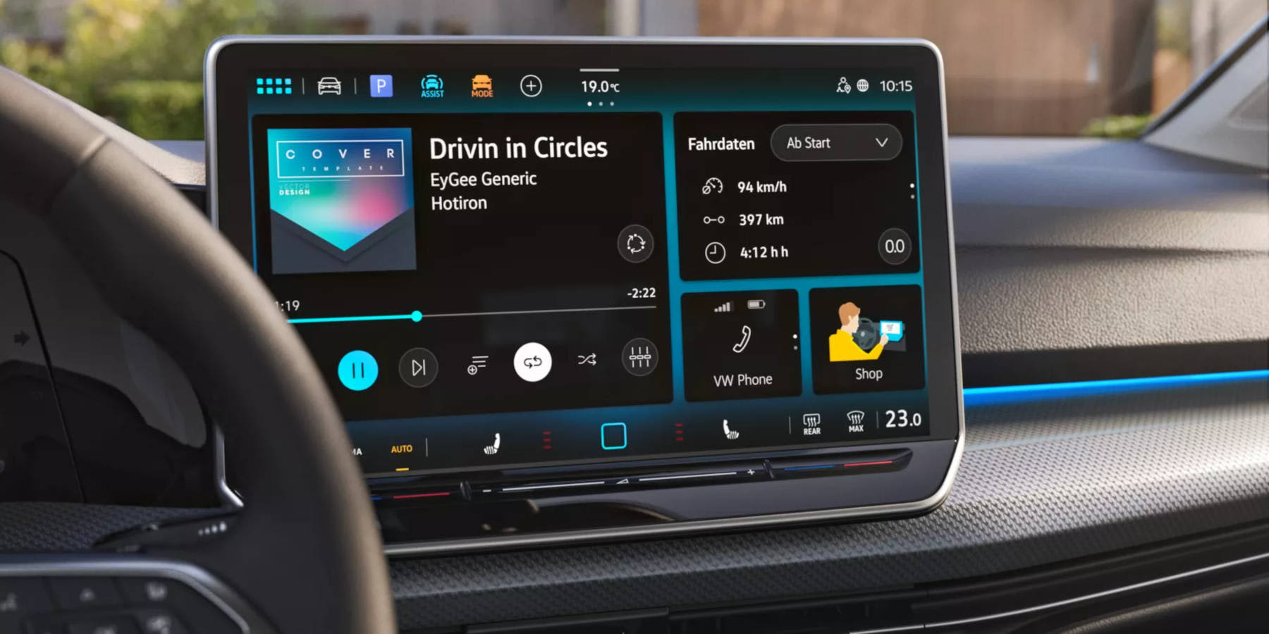 VW Golf 8 ENERGY Infotainment
