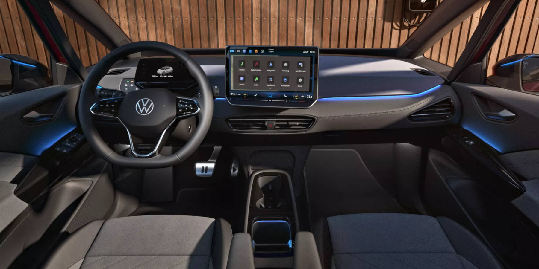 VW ID.3 ENERGY Innenraum Übersicht Cockpit