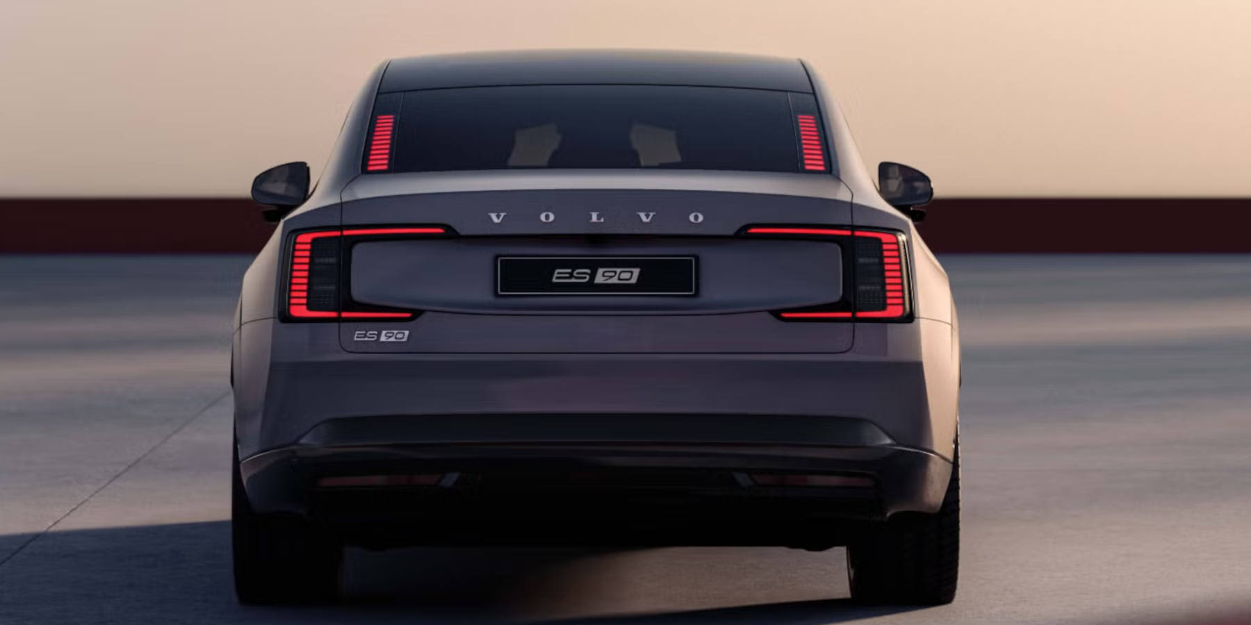 Volvo ES90 Heck Totale