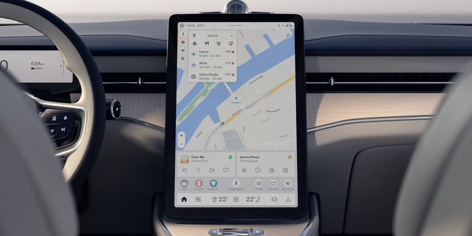 Volvo ES90 Innenraum Infotainment