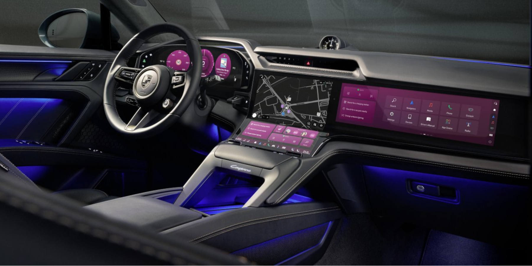 Porsche Cayenne Electric Cockpit