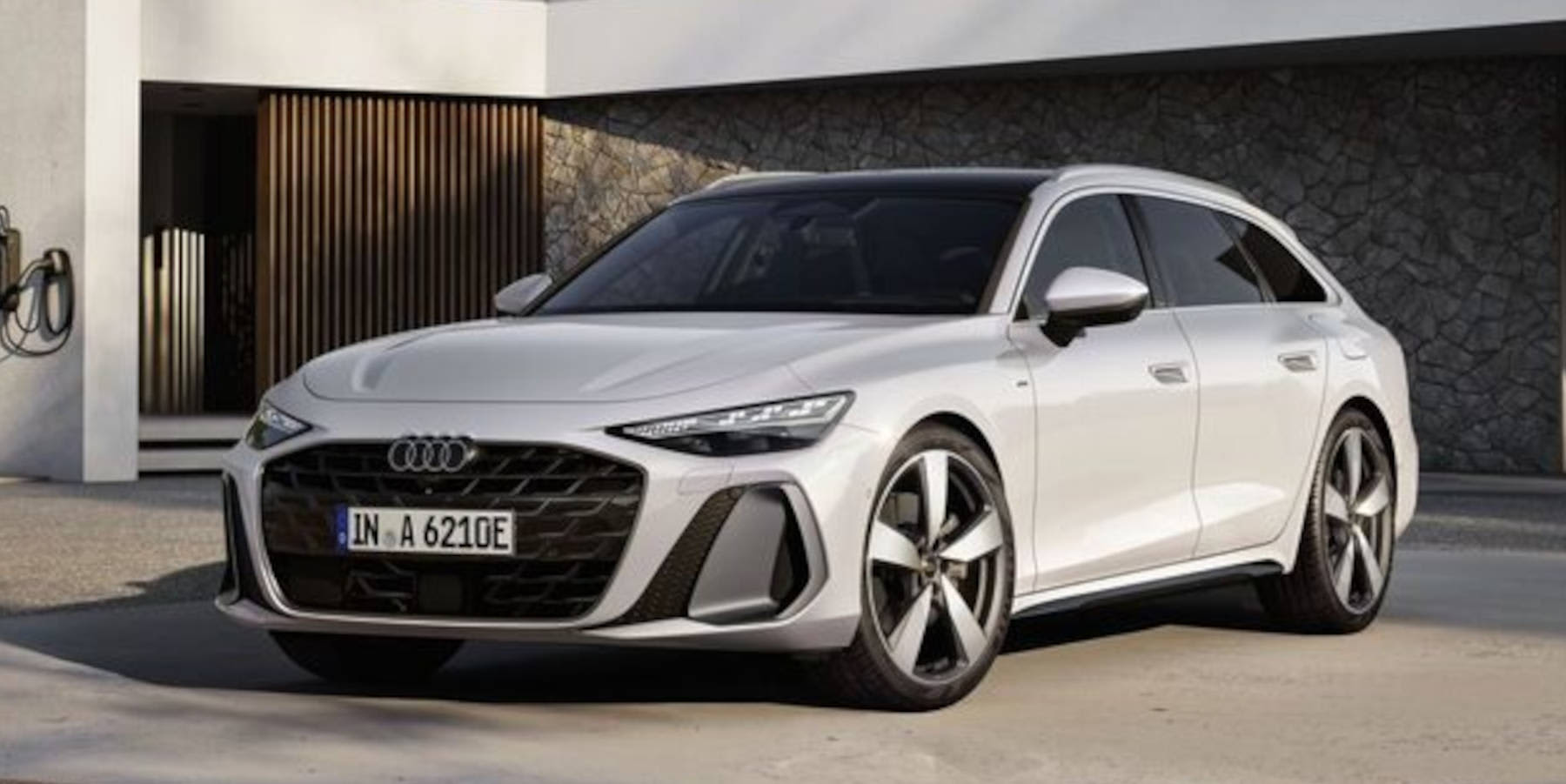 Audi A6 Avant e-hybrid seitliche Frontansicht