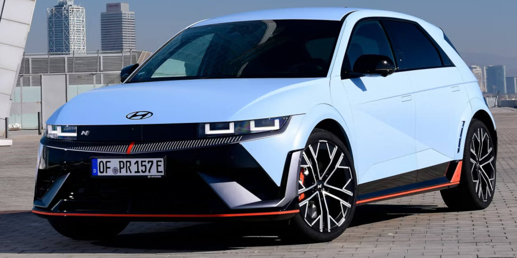 Hyundai Ioniq 5 N Front seitlich