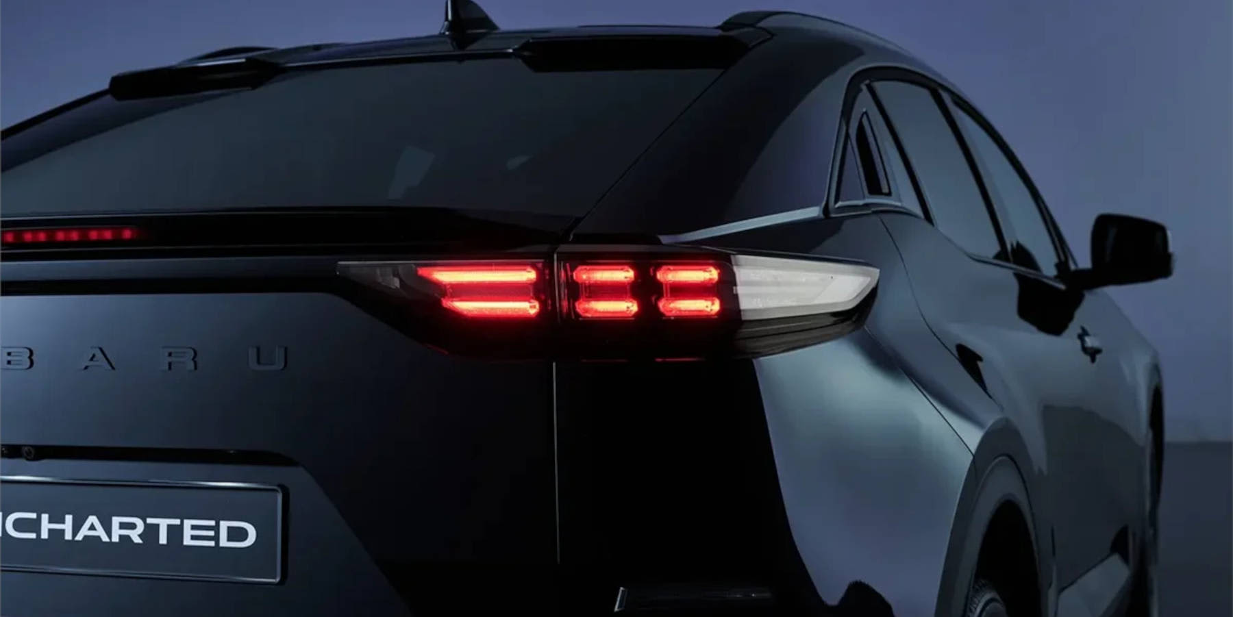 Subaru Uncharted Heck Nahaufnahme