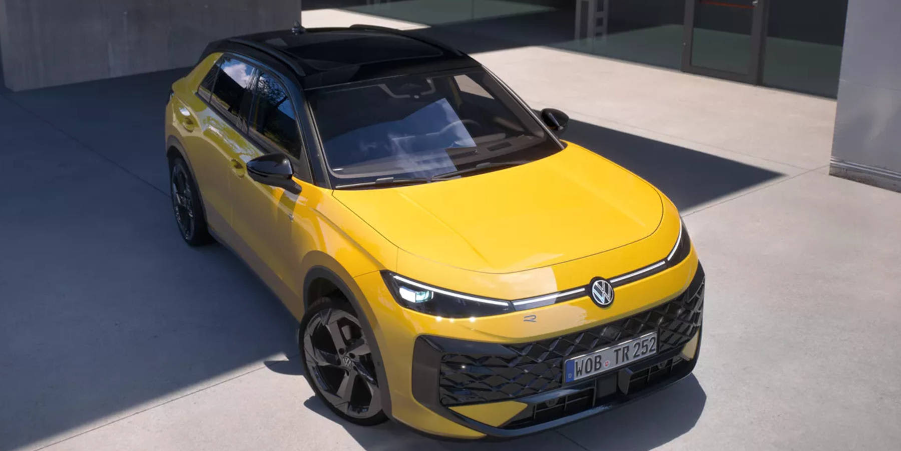 VW T-Roc R frontal von oben 