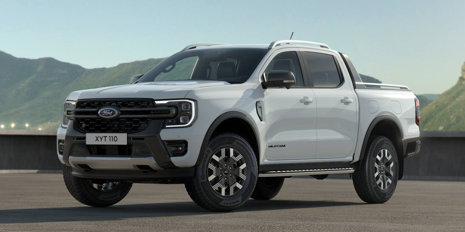 Ford Ranger PHEV seitliche Frontansicht