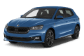 Schräge Frontansicht der Variante Skoda Fabia 1.0l MPI 59kW Essence