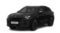 Schräge Frontansicht der Variante Midnight Schwarz Metallic  