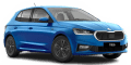 Schräge Frontansicht der Variante Race Blau Metallic