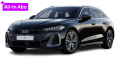 Schräge Frontansicht der Variante Mythosschwarz Metallic (frei konfigurierbar) 
