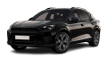 Schräge Frontansicht der Variante Midnight Schwarz Metallic