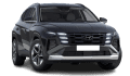 Schräge Frontansicht der Variante Hyundai Tucson Trend 1.6 T-GDI 48V, 160 PS, Automatik, Benzin