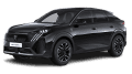 Schräge Frontansicht der Variante Perla Nera Schwarz Metallic 