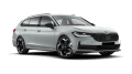 Schräge Frontansicht der Variante Aluminium-Silber Metallic (frei konfigurierbar)