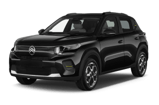 Schräge Frontansicht auf einen Citroën C3 MAX, freigestellt