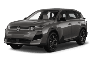 Schräge Frontansicht auf einen Citroën C5 Aircross MAX, freigestellt