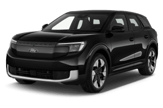 Schräge Frontansicht auf einen Ford Explorer Premium, freigestellt