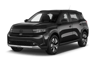 Schräge Frontansicht auf einen Opel Frontera Edition, freigestellt