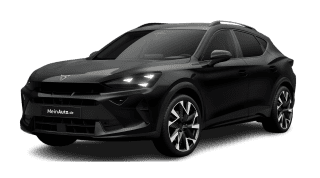 Schräge Frontansicht auf einen CUPRA Formentor , freigestellt