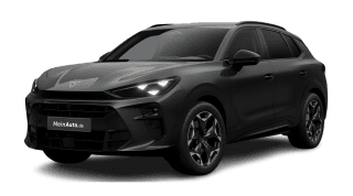 Schräge Frontansicht auf einen CUPRA Terramar VZ, freigestellt