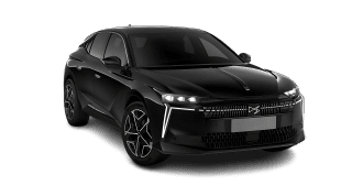 Schräge Frontansicht auf einen DS Automobiles Nº 4 Pallas, freigestellt