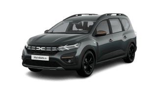 Schräge Frontansicht auf einen Dacia Jogger Extreme, freigestellt