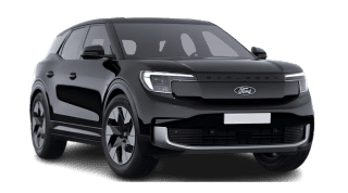 Schräge Frontansicht auf einen Ford Explorer Premium, freigestellt