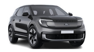Schräge Frontansicht auf einen Ford Explorer Premium, freigestellt
