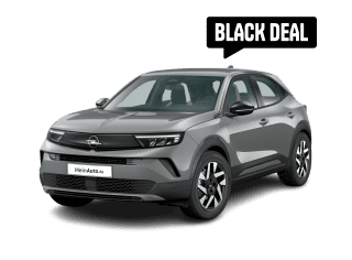 Schräge Frontansicht auf einen Opel Mokka Edition, freigestellt