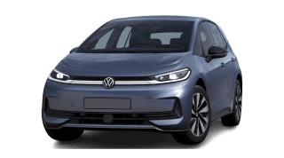 Schräge Frontansicht auf einen Volkswagen ID.3 Neo Life, freigestellt