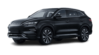 Schräge Frontansicht auf einen BYD Seal U Comfort, freigestellt