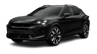 Schräge Frontansicht auf einen CUPRA Formentor VZ, freigestellt