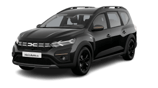 Schräge Frontansicht auf einen Dacia Jogger Extreme, freigestellt