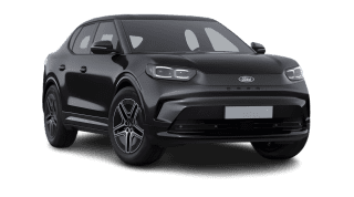 Schräge Frontansicht auf einen Ford Capri Premium, freigestellt