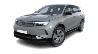 Schräge Frontansicht auf einen Opel Grandland GS, freigestellt
