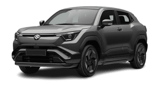 Schräge Frontansicht auf einen Suzuki e Vitara Comfort, freigestellt