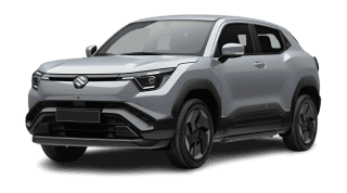 Schräge Frontansicht auf einen Suzuki e Vitara Comfort, freigestellt