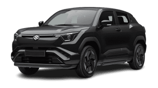 Schräge Frontansicht auf einen Suzuki e Vitara Comfort, freigestellt